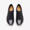 Ανδρικά μαύρα δερμάτινα Sneakers Mapstone με κορδόνια Ανδρικά μαύρα δερμάτινα Sneakers Mapstone με κορδόνια