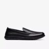 Ανδρικά μαύρα Loafers Flexway Step με λεία επιφάνεια Ανδρικά μαύρα Loafers Flexway Step με λεία επιφάνεια