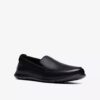 Ανδρικά μαύρα Loafers Flexway Step με λεία επιφάνεια Ανδρικά μαύρα Loafers Flexway Step με λεία επιφάνεια