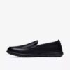 Ανδρικά μαύρα Loafers Flexway Step με λεία επιφάνεια Ανδρικά μαύρα Loafers Flexway Step με λεία επιφάνεια
