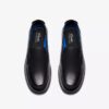 Ανδρικά μαύρα Loafers Flexway Step με λεία επιφάνεια Ανδρικά μαύρα Loafers Flexway Step με λεία επιφάνεια