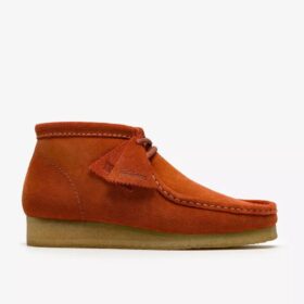 Ανδρικά μποτάκια Wallabee από πορτοκαλί σουέτ Wallabees Ανδρικά μποτάκια Wallabee από πορτοκαλί σουέτ Wallabees