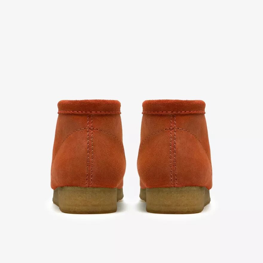Ανδρικά μποτάκια Wallabee από πορτοκαλί σουέτ Wallabees Ανδρικά μποτάκια Wallabee από πορτοκαλί σουέτ Wallabees