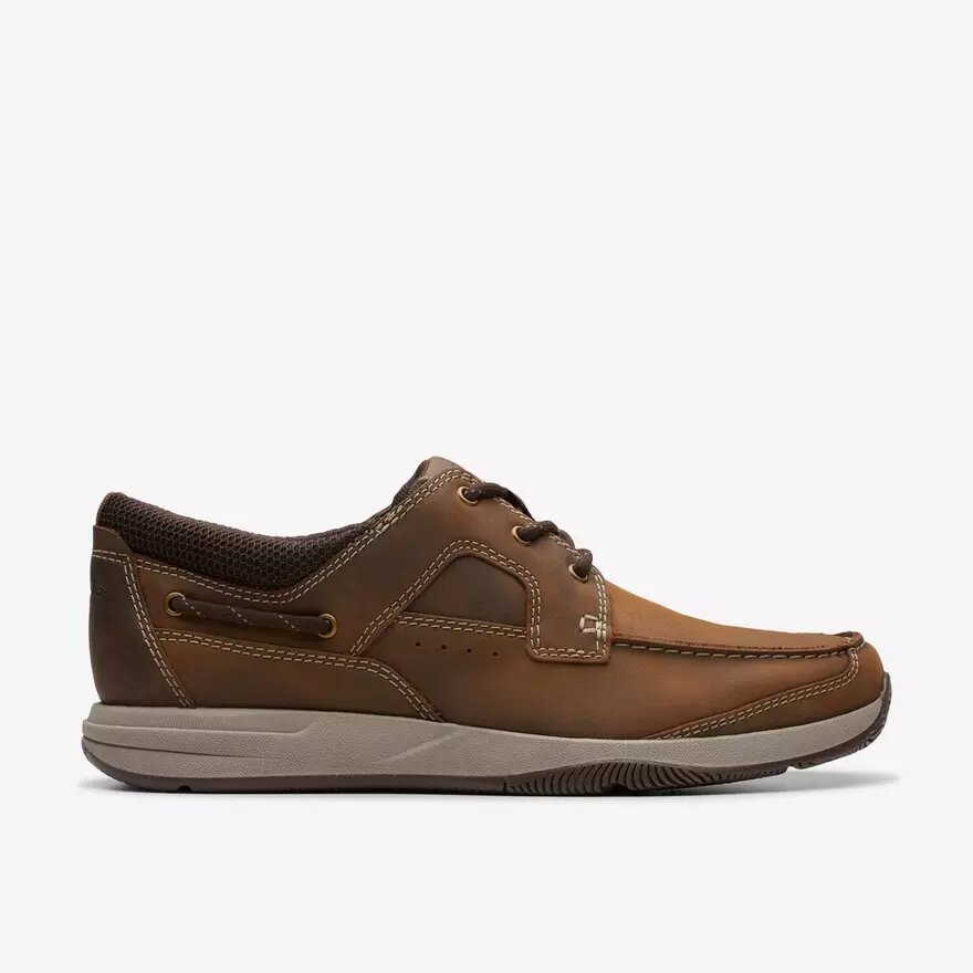 Ανδρικά ναυτικά παπούτσια τύπου «boat shoes» Sailview με κορδόνια από δέρμα επεξεργασμένο με κερί μέλισσας Ανδρικά ναυτικά παπούτσια τύπου «boat shoes» Sailview με κορδόνια από δέρμα επεξεργασμένο με κερί μέλισσας