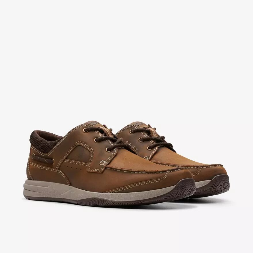 Ανδρικά ναυτικά παπούτσια τύπου «boat shoes» Sailview με κορδόνια από δέρμα επεξεργασμένο με κερί μέλισσας Ανδρικά ναυτικά παπούτσια τύπου «boat shoes» Sailview με κορδόνια από δέρμα επεξεργασμένο με κερί μέλισσας