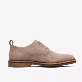 Ανδρικά Oxford Παπούτσια Aldwin Lace από γκρι σουέτ