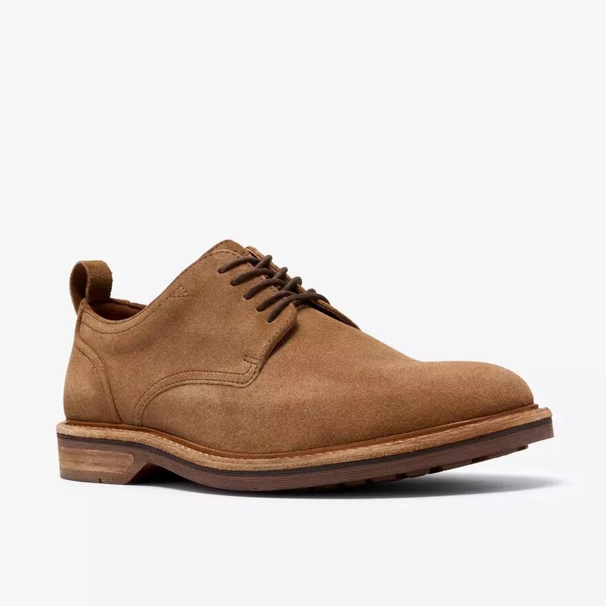 Ανδρικά Oxford Παπούτσια Aldwin Lace από καφέ σουέτ Ανδρικά Oxford Παπούτσια Aldwin Lace από καφέ σουέτ