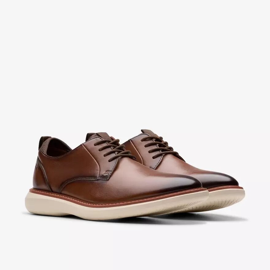 Ανδρικά Oxford Παπούτσια Brantin Plain από σκούρο καφέ δέρμα Ανδρικά Oxford Παπούτσια Brantin Plain από σκούρο καφέ δέρμα