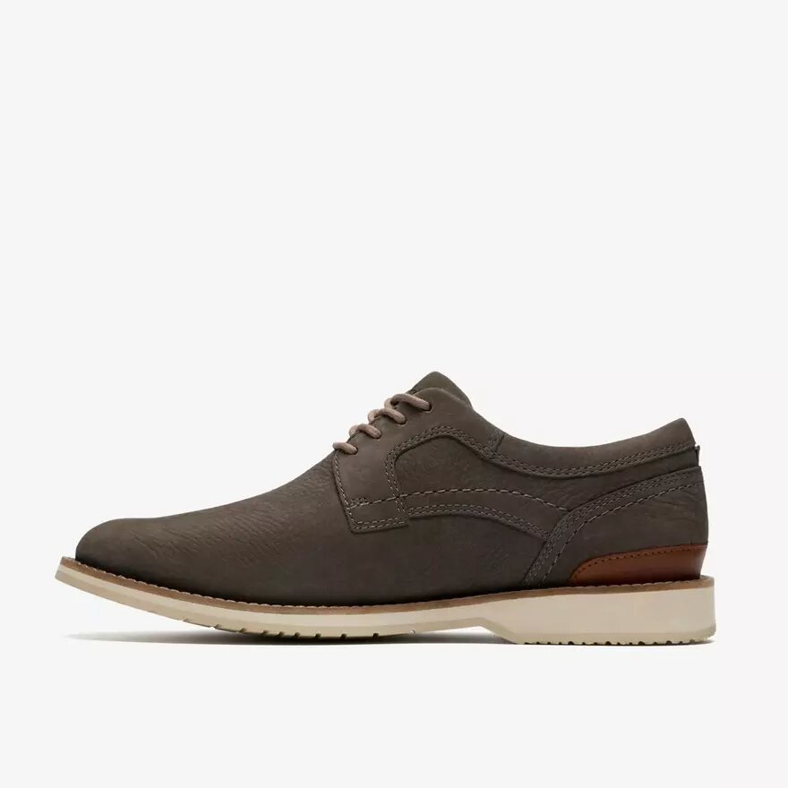 Ανδρικά Oxford Παπούτσια Monahan Plain Stone από νουμπάκ Ανδρικά Oxford Παπούτσια Monahan Plain Stone από νουμπάκ