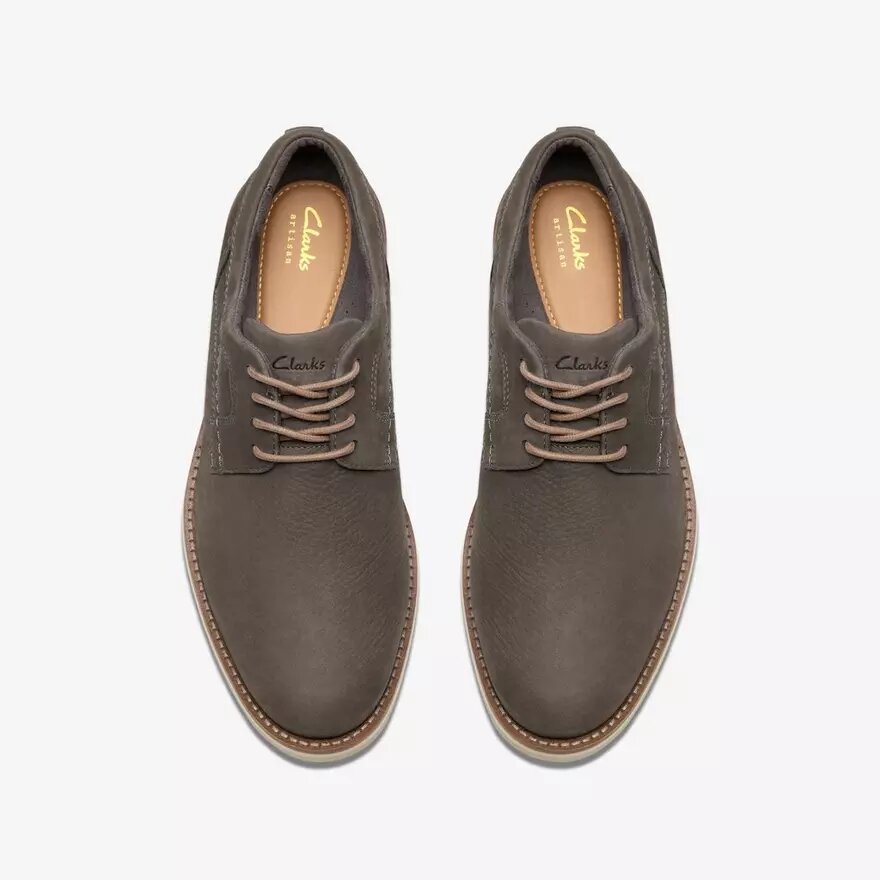 Ανδρικά Oxford Παπούτσια Monahan Plain Stone από νουμπάκ Ανδρικά Oxford Παπούτσια Monahan Plain Stone από νουμπάκ