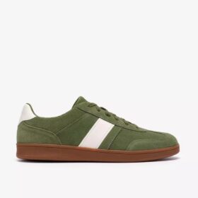 Ανδρικά πάνινα Sneakers από πράσινο σουέτ