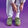 Ανδρικά πάνινα Sneakers από πράσινο σουέτ