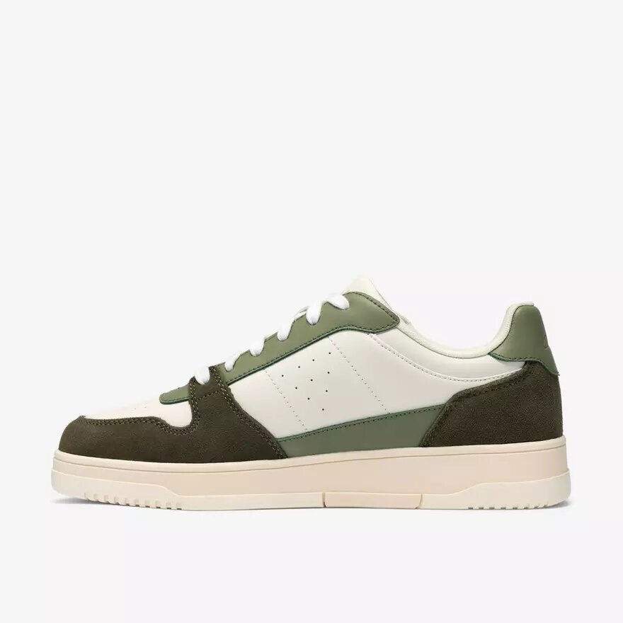 Ανδρικά πάνινα Sneakers Newick Lace σε πράσινο συνδυασμό Ανδρικά πάνινα Sneakers Newick Lace σε πράσινο συνδυασμό