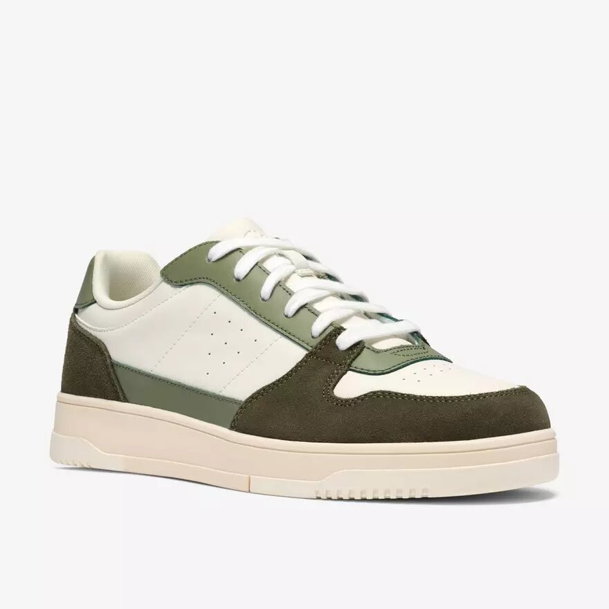 Ανδρικά πάνινα Sneakers Newick Lace σε πράσινο συνδυασμό Ανδρικά πάνινα Sneakers Newick Lace σε πράσινο συνδυασμό
