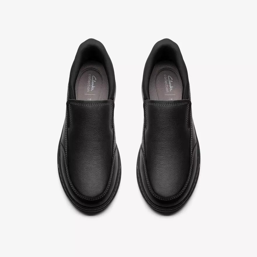 Ανδρικά παπούτσια Craftwell Step μαύρα, με φινίρισμα Tumbled, χωρίς κορδόνια, Slip-ons Ανδρικά παπούτσια Craftwell Step μαύρα, με φινίρισμα Tumbled, χωρίς κορδόνια, Slip-ons