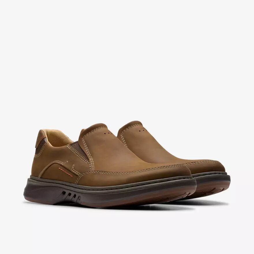 Ανδρικά παπούτσια Loafer Un Briley Step από δέρμα με κερί μέλισσας | Clark’s Ανδρικά παπούτσια Loafer Un Briley Step από δέρμα με κερί μέλισσας | Clark’s