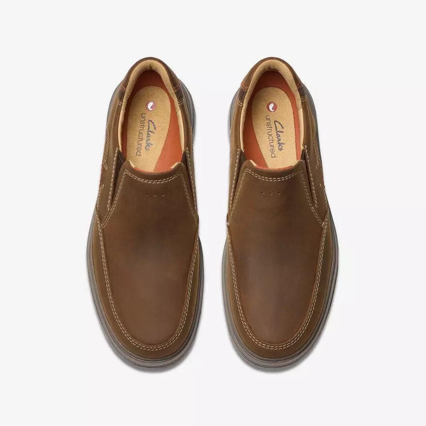 Ανδρικά παπούτσια Loafer Un Briley Step από δέρμα με κερί μέλισσας | Clark’s Ανδρικά παπούτσια Loafer Un Briley Step από δέρμα με κερί μέλισσας | Clark’s