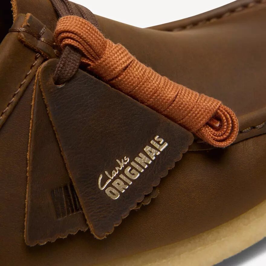 Ανδρικά παπούτσια Wallabee™ από δέρμα με κερί μέλισσας Ανδρικά παπούτσια Wallabee™ από δέρμα με κερί μέλισσας