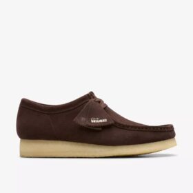 Ανδρικά παπούτσια Wallabee™ από σκούρο καφέ σουέτ