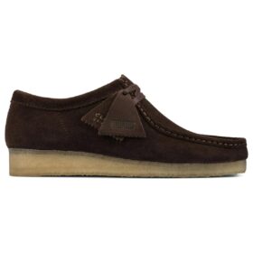 Ανδρικά παπούτσια Wallabee™ από σκούρο καφέ σουέτ
