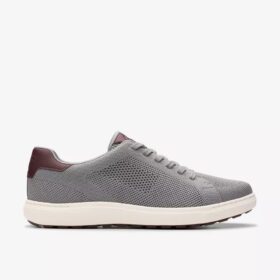 Ανδρικά πλεκτά πάνινα Sneakers Mapstone Lace Grey
