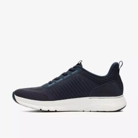 Ανδρικά πλεκτά πάνινα Sneakers Motion Trek Lt σε χρώμα ναυτικό μπλε Ανδρικά πλεκτά πάνινα Sneakers Motion Trek Lt σε χρώμα ναυτικό μπλε