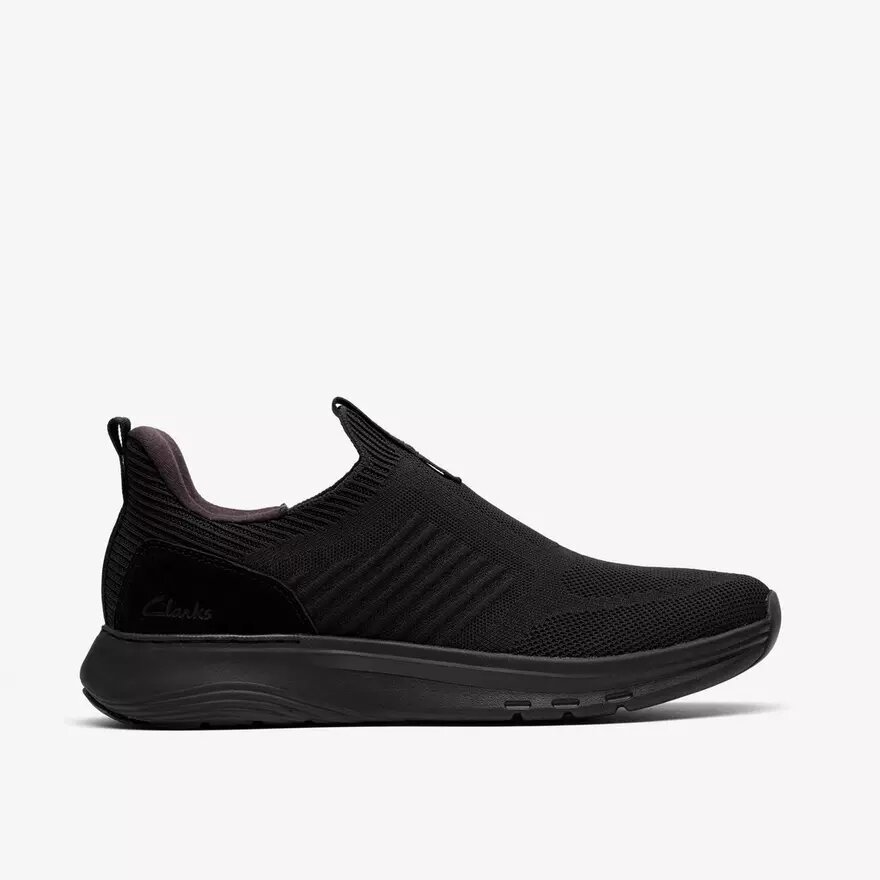 Ανδρικά πλεκτά πάνινα Sneakers Motion Trek σε μαύρο χρώμα Ανδρικά πλεκτά πάνινα Sneakers Motion Trek σε μαύρο χρώμα