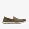 Ανδρικά πλεκτά Slip-ons Flexway Step σε χρώμα ελιάς Ανδρικά πλεκτά Slip-ons Flexway Step σε χρώμα ελιάς