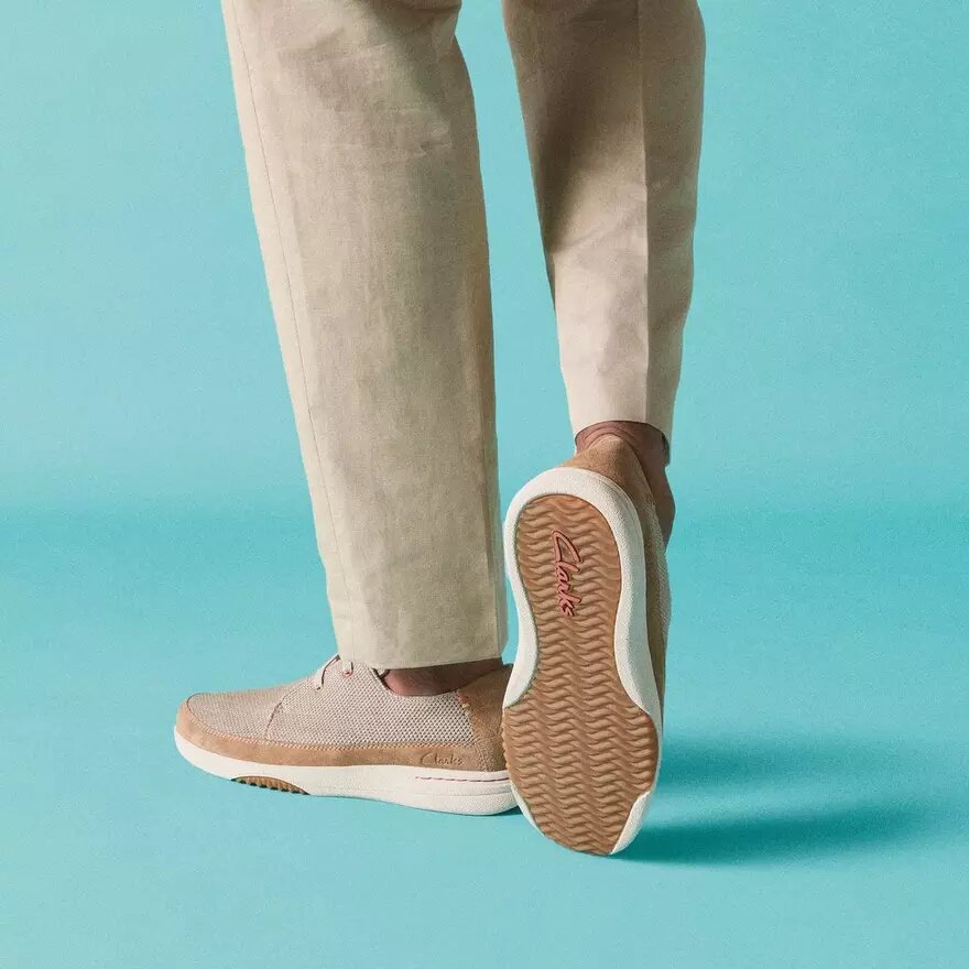 Ανδρικά Sneakers Easeway Lace Sand Combination | Clark’s Us Ανδρικά Sneakers Easeway Lace Sand Combination | Clark’s Us