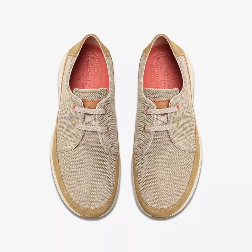 Ανδρικά Sneakers Easeway Lace Sand Combination | Clark’s Us Ανδρικά Sneakers Easeway Lace Sand Combination | Clark’s Us