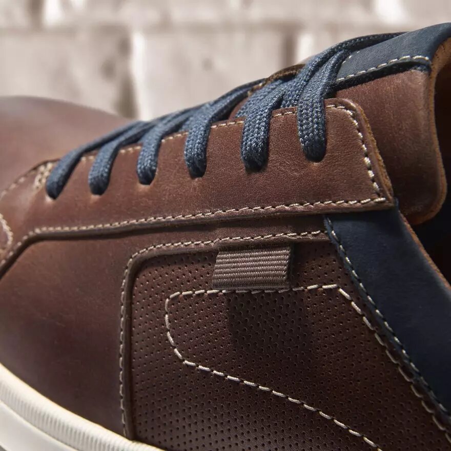Ανδρικά Sneakers Mapstone Lace από δέρμα μαόνι Ανδρικά Sneakers Mapstone Lace από δέρμα μαόνι