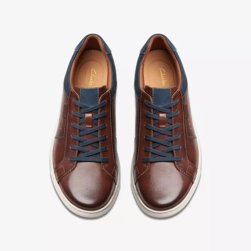 Ανδρικά Sneakers Mapstone Lace από δέρμα μαόνι Ανδρικά Sneakers Mapstone Lace από δέρμα μαόνι