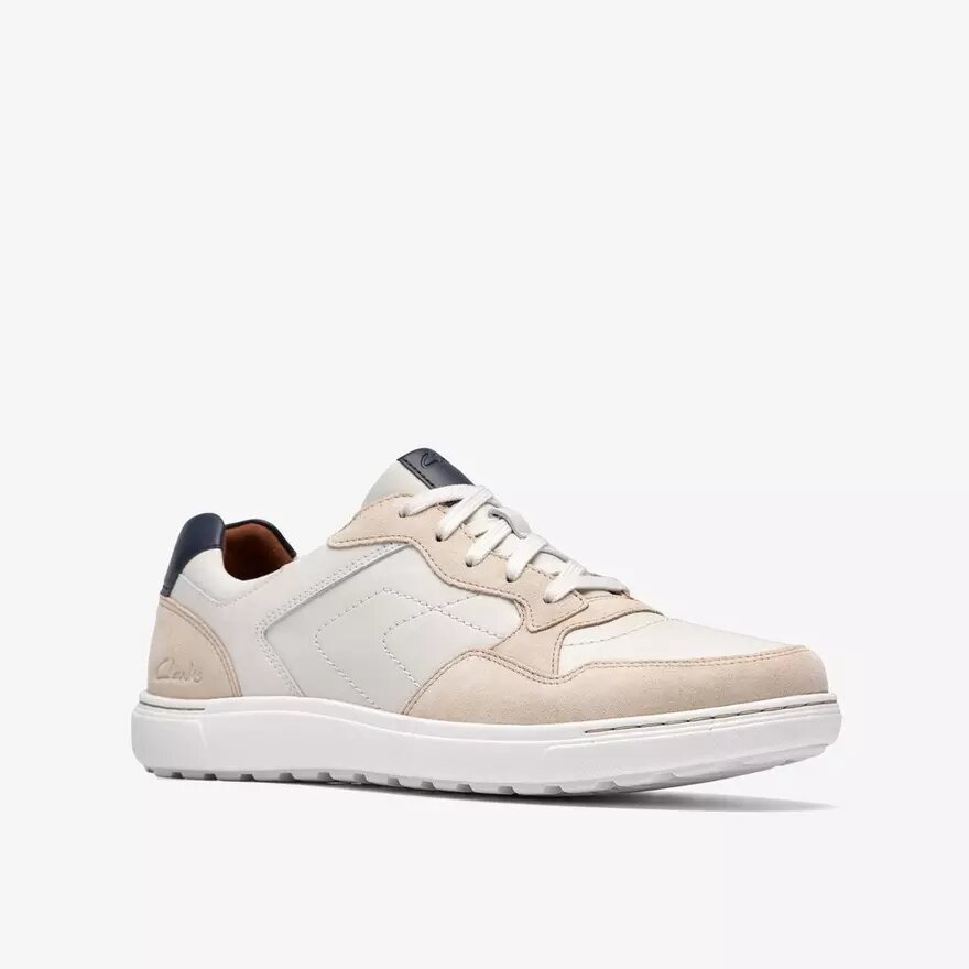 Ανδρικά Sneakers Mapstone Sport σε λευκό συνδυασμό χρωμάτων Ανδρικά Sneakers Mapstone Sport σε λευκό συνδυασμό χρωμάτων