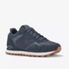 Ανδρικά Sneakers Molland Go Navy με συνδυασμό υλικών Ανδρικά Sneakers Molland Go Navy με συνδυασμό υλικών