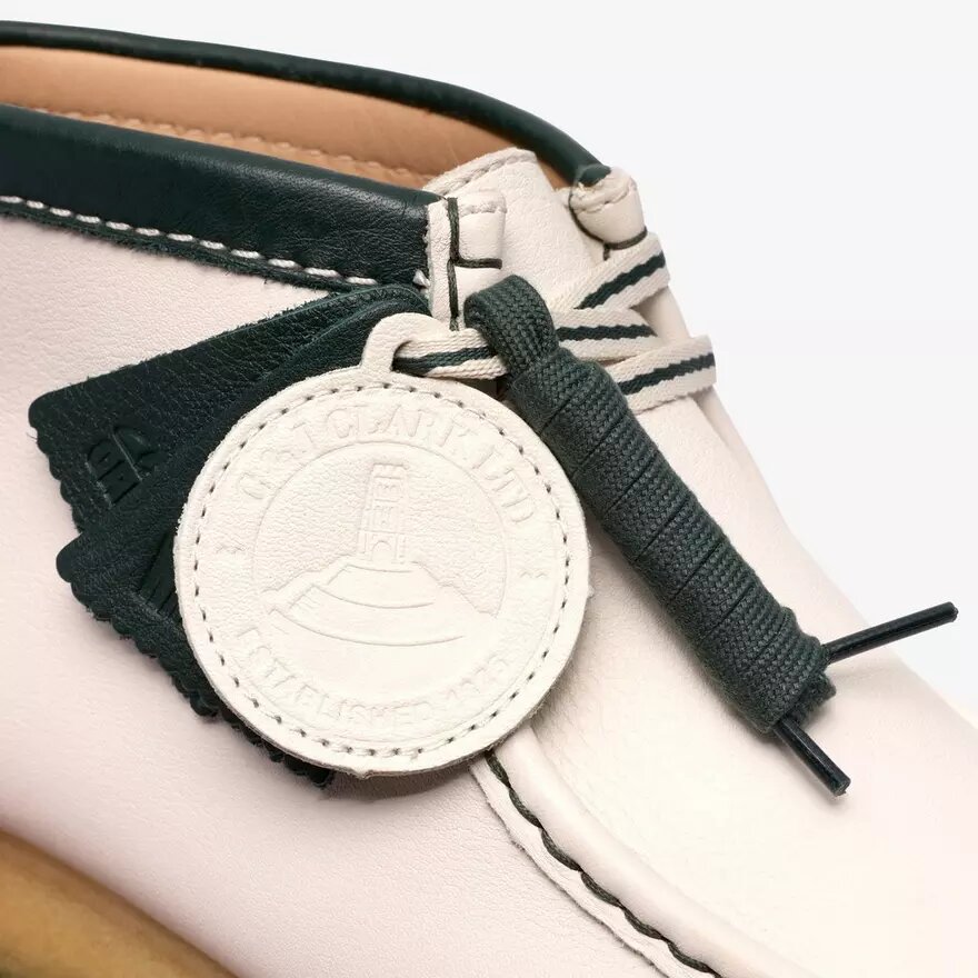 Ανδρικά Walla Boot Rb Λευκά Δερμάτινα Wallabees Ανδρικά Walla Boot Rb Λευκά Δερμάτινα Wallabees