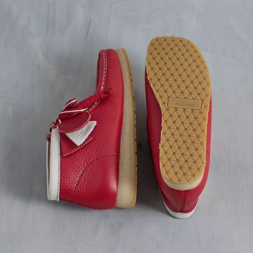 Ανδρικά Walla Boot Rb Wallabees από κόκκινο δέρμα Ανδρικά Walla Boot Rb Wallabees από κόκκινο δέρμα