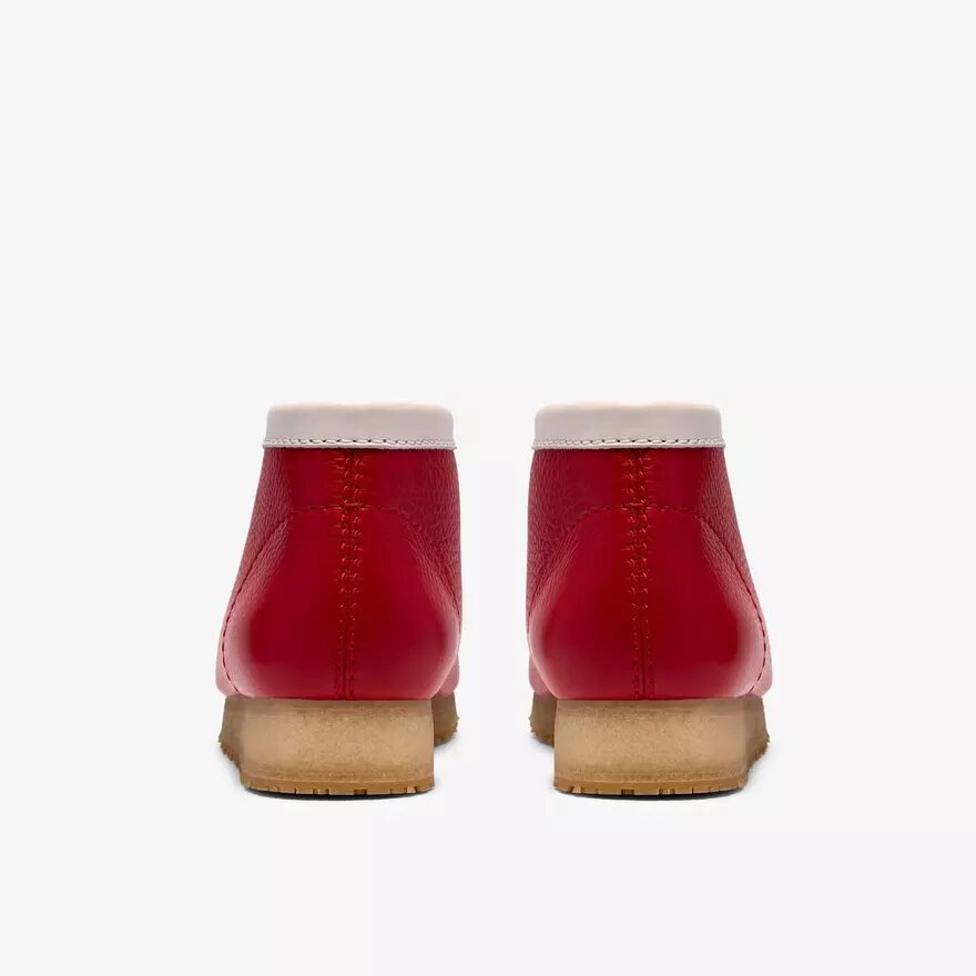 Ανδρικά Walla Boot Rb Wallabees από κόκκινο δέρμα Ανδρικά Walla Boot Rb Wallabees από κόκκινο δέρμα