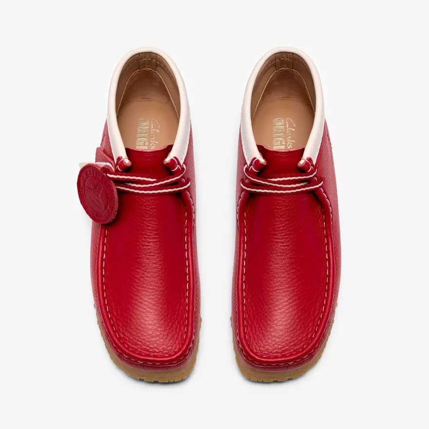 Ανδρικά Walla Boot Rb Wallabees από κόκκινο δέρμα Ανδρικά Walla Boot Rb Wallabees από κόκκινο δέρμα