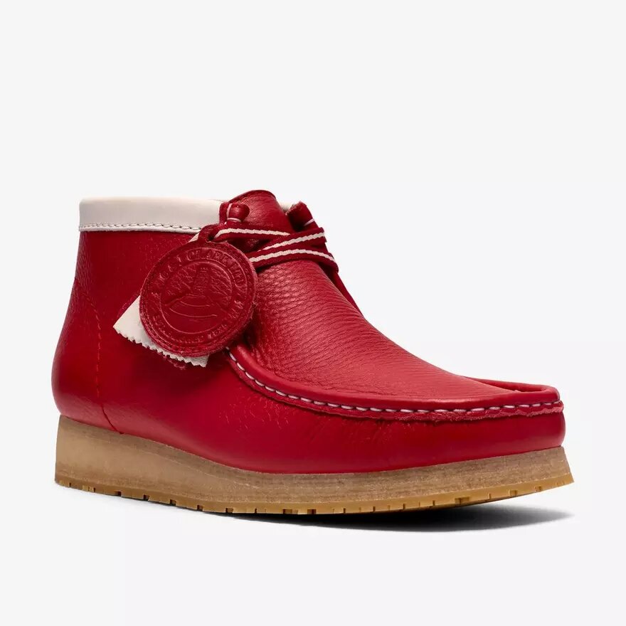 Ανδρικά Walla Boot Rb Wallabees από κόκκινο δέρμα Ανδρικά Walla Boot Rb Wallabees από κόκκινο δέρμα
