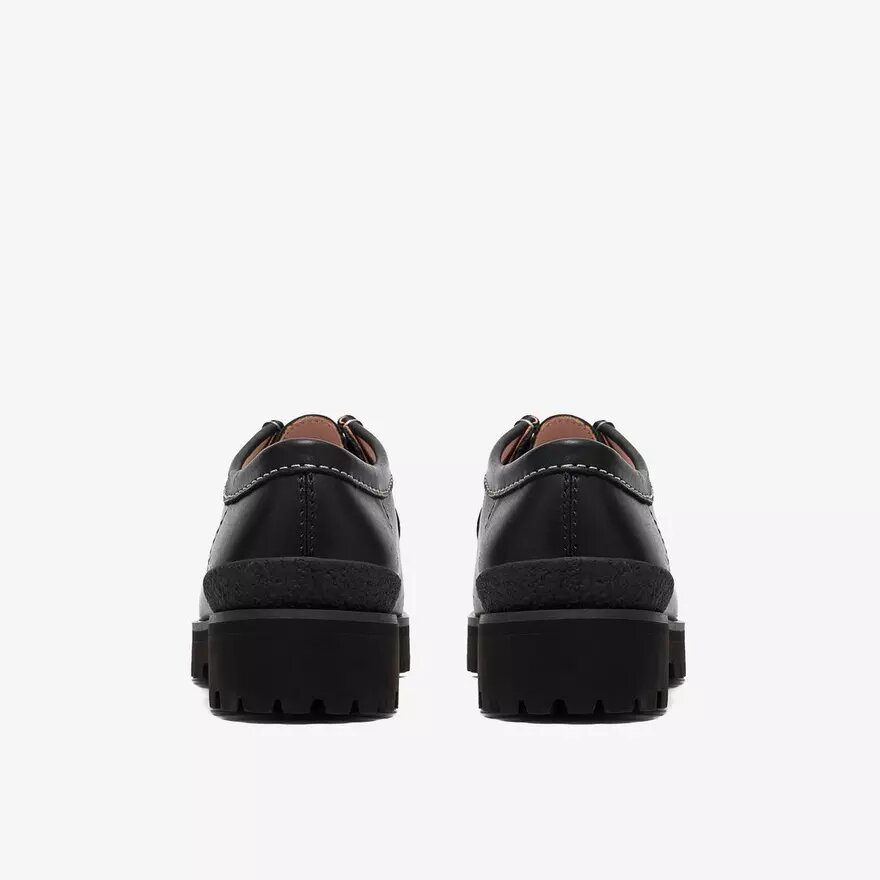Ανδρικά Walla Yukoner Wallabees από μαύρο δέρμα Ανδρικά Walla Yukoner Wallabees από μαύρο δέρμα