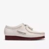 Ανδρικά Wallabee από λευκό δέρμα Ανδρικά Wallabee από λευκό δέρμα