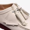 Ανδρικά Wallabee από λευκό δέρμα Ανδρικά Wallabee από λευκό δέρμα