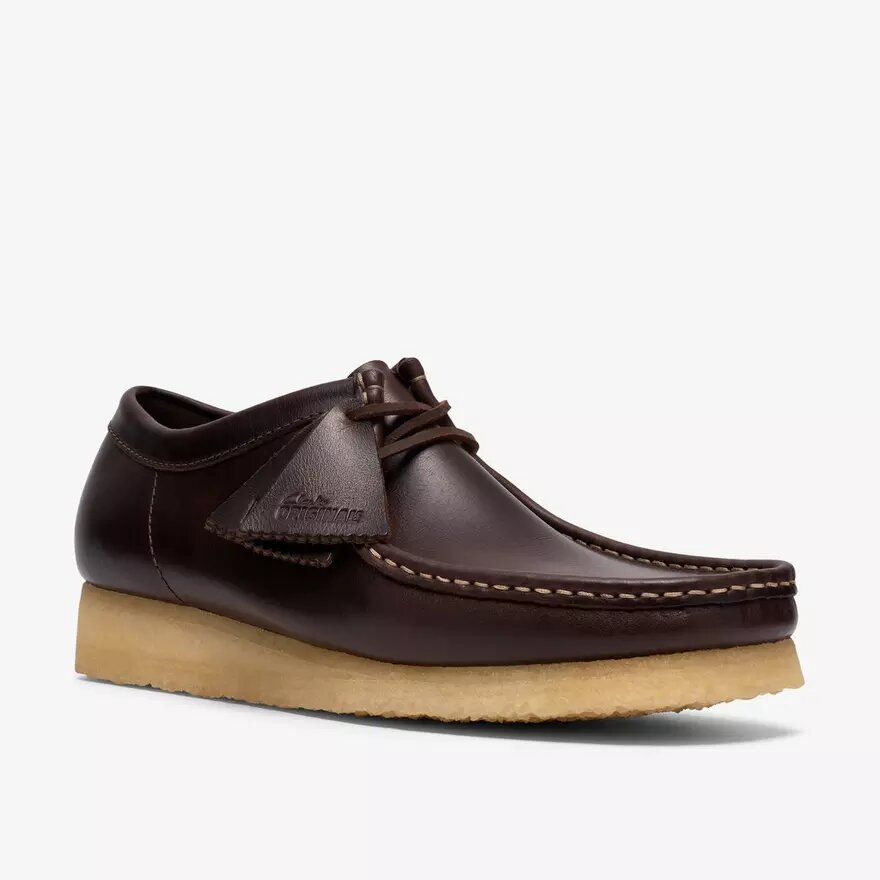 Ανδρικά Wallabee από σκούρο καφέ δέρμα Wallabees Ανδρικά Wallabee από σκούρο καφέ δέρμα Wallabees