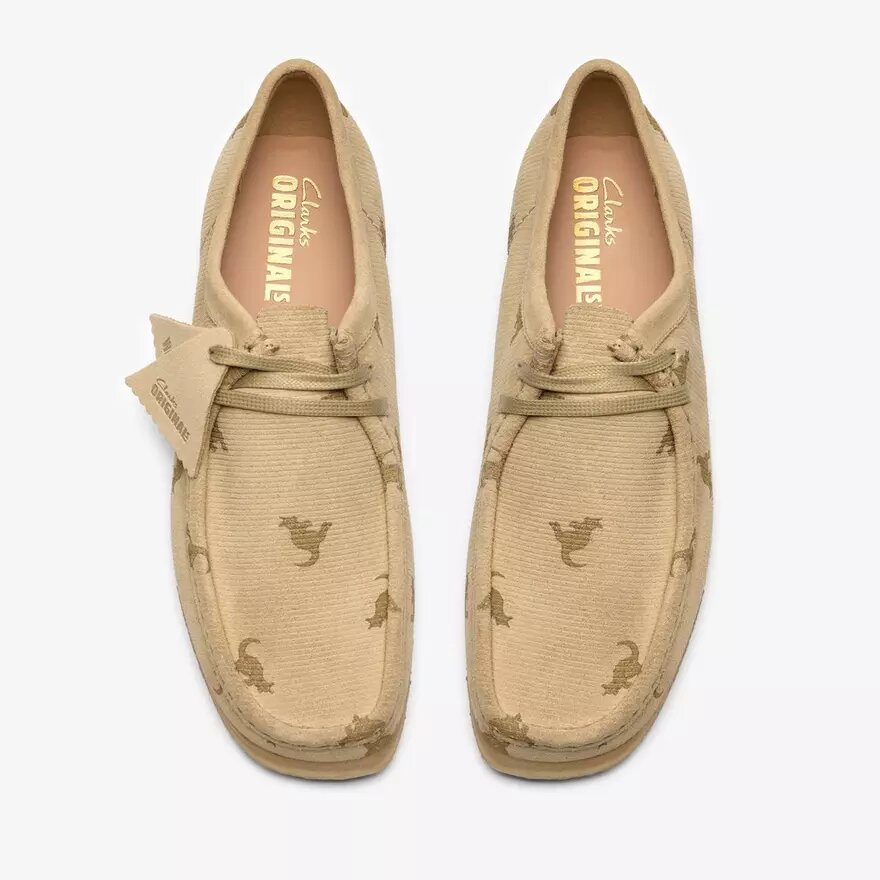 Ανδρικά Wallabee με συνδυασμό εκτυπώσεων Maple Ανδρικά Wallabee με συνδυασμό εκτυπώσεων Maple