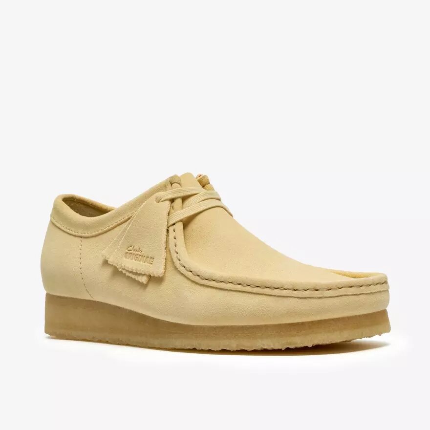 Ανδρικά Wallabee Pale Yellow Suede Wallabees Ανδρικά Wallabee Pale Yellow Suede Wallabees
