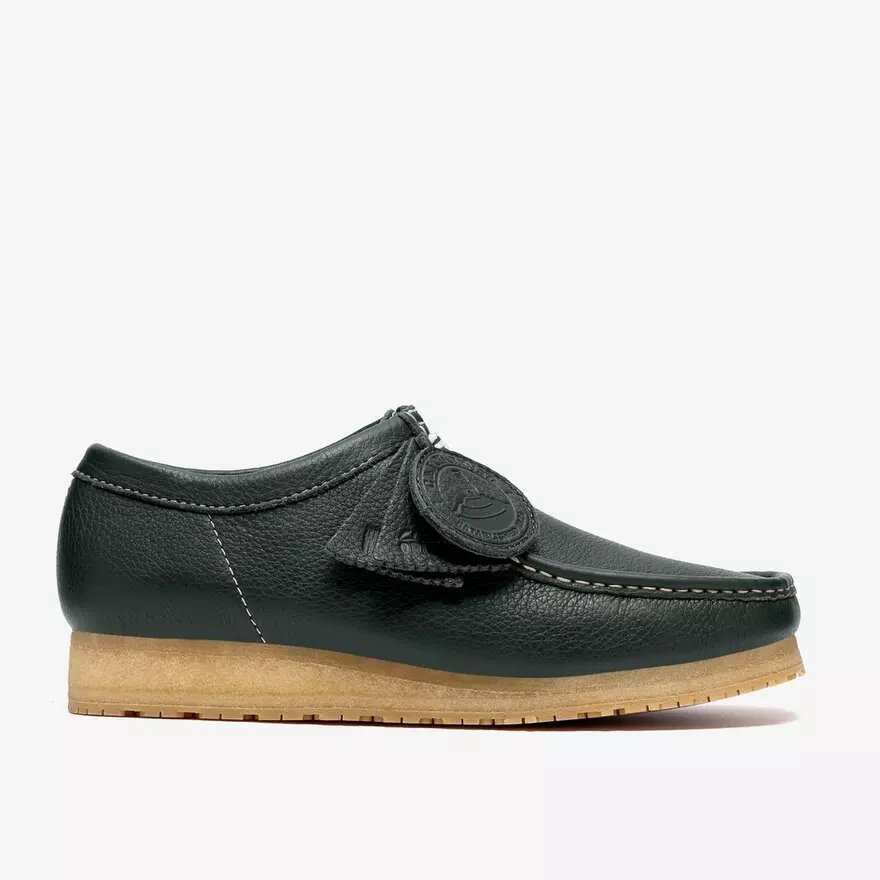 Ανδρικά Wallabee Rb από σκούρο πράσινο δέρμα Wallabees Ανδρικά Wallabee Rb από σκούρο πράσινο δέρμα Wallabees