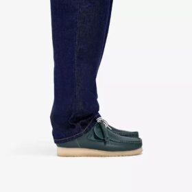 Ανδρικά Wallabee Rb από σκούρο πράσινο δέρμα Wallabees