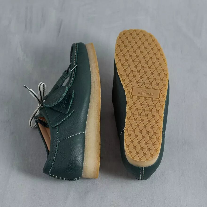 Ανδρικά Wallabee Rb από σκούρο πράσινο δέρμα Wallabees Ανδρικά Wallabee Rb από σκούρο πράσινο δέρμα Wallabees