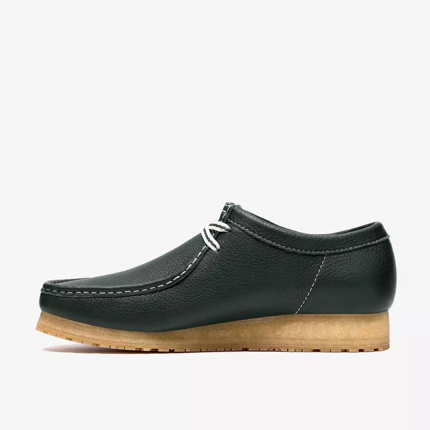 Ανδρικά Wallabee Rb από σκούρο πράσινο δέρμα Wallabees Ανδρικά Wallabee Rb από σκούρο πράσινο δέρμα Wallabees