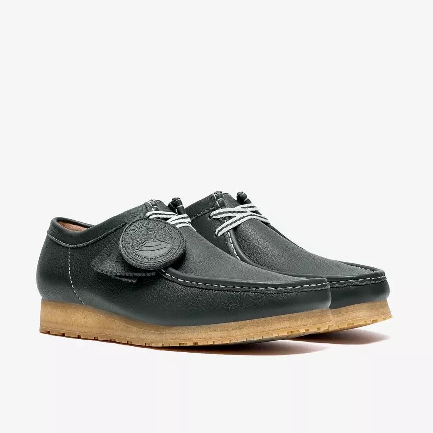 Ανδρικά Wallabee Rb από σκούρο πράσινο δέρμα Wallabees Ανδρικά Wallabee Rb από σκούρο πράσινο δέρμα Wallabees